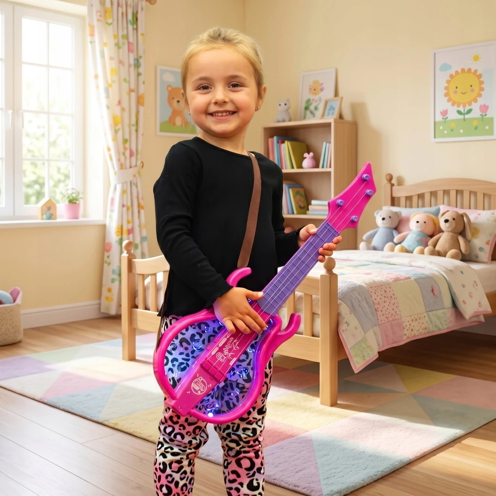 Interaktyvi gitara Aga4Kids, įvairiaspalvė