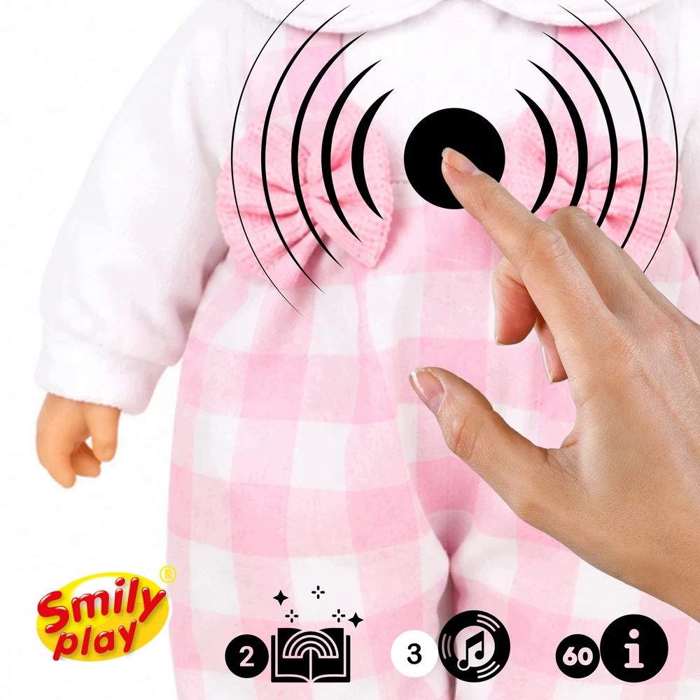 Interaktyvi lėlė Smily Play, 32 cm