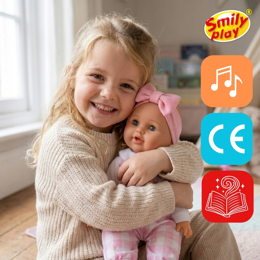 Interaktyvi lėlė Smily Play, 32 cm
