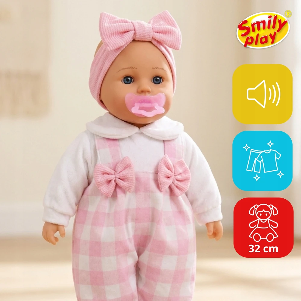 Interaktyvi lėlė Smily Play, 32 cm
