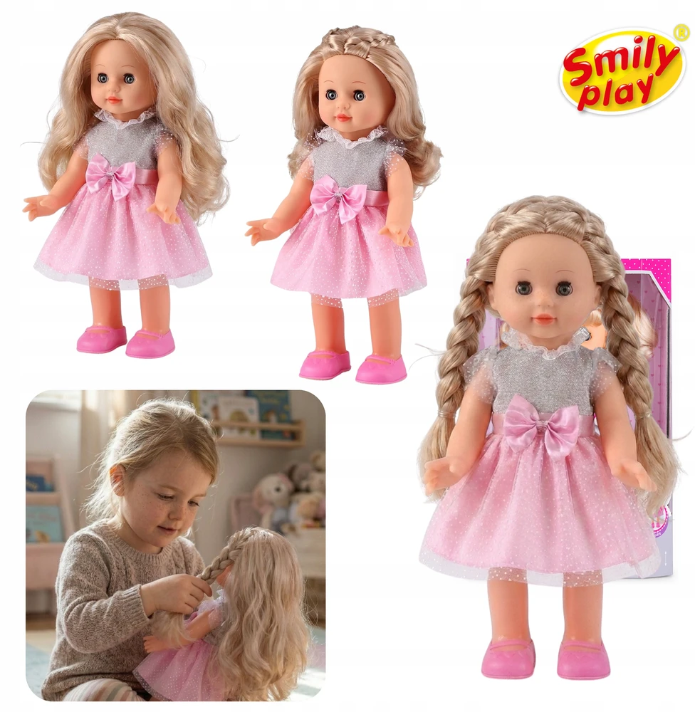 Interaktyvi lėlė Smily Play, 33 cm