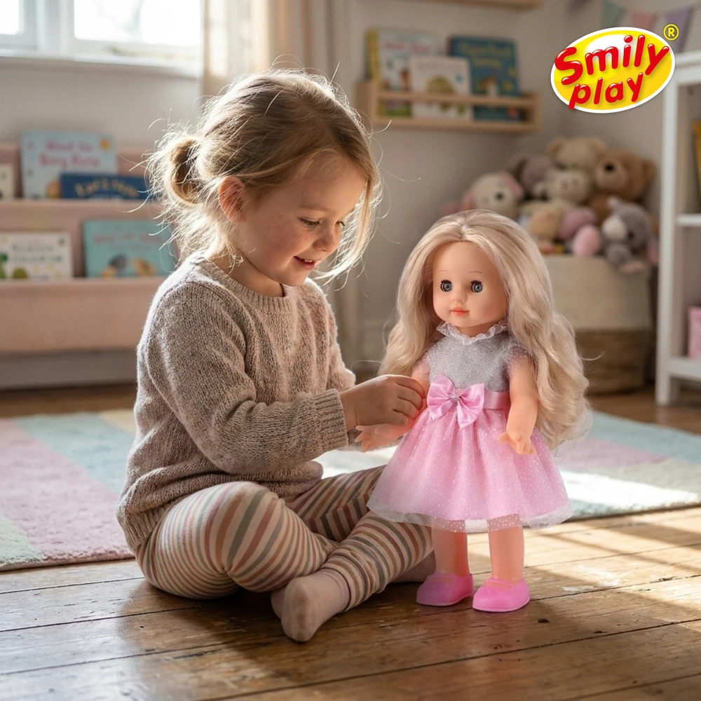 Interaktyvi lėlė Smily Play, 33 cm