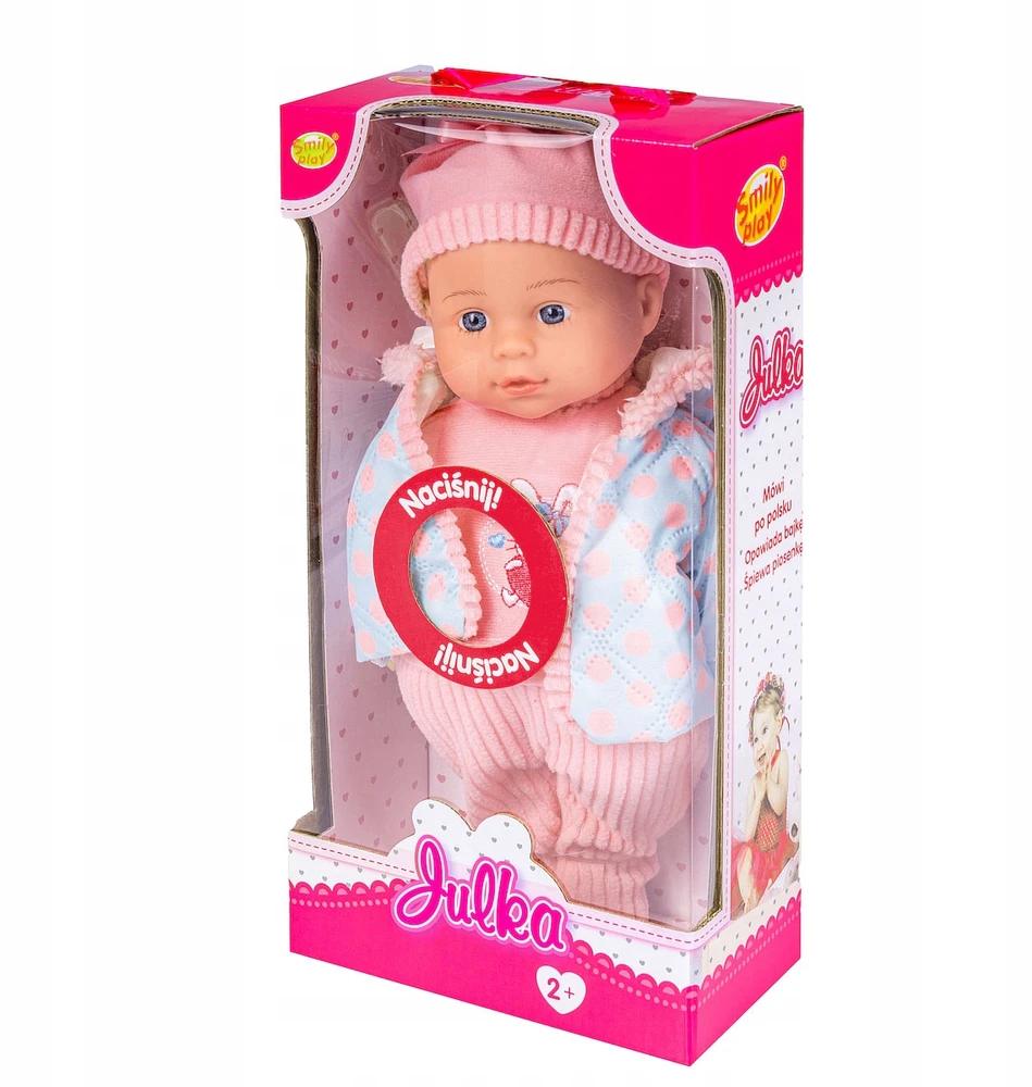 Interaktyvi lėlė Smily Play, 33 cm