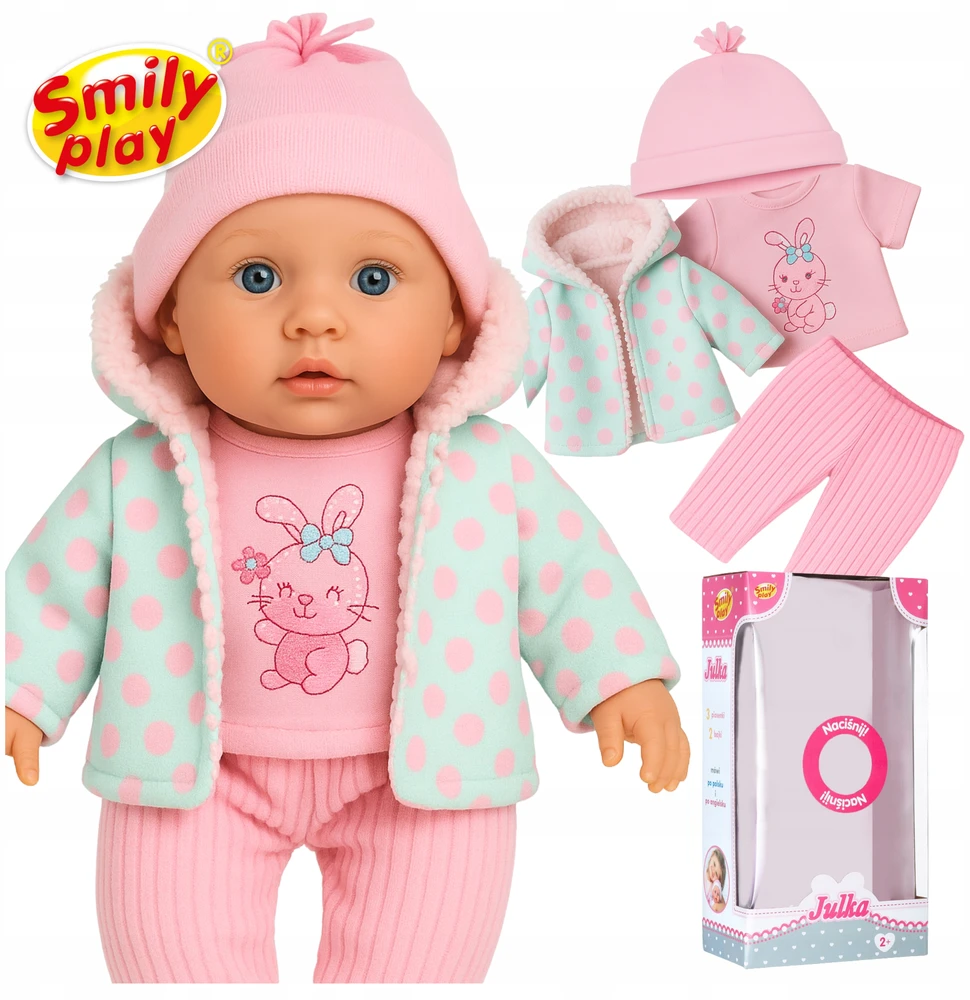 Interaktyvi lėlė Smily Play, 33 cm
