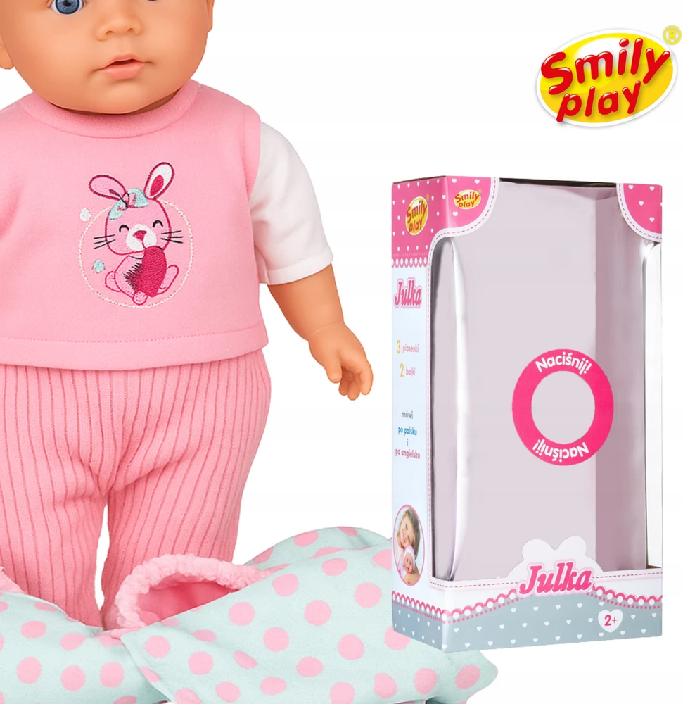 Interaktyvi lėlė Smily Play, 33 cm