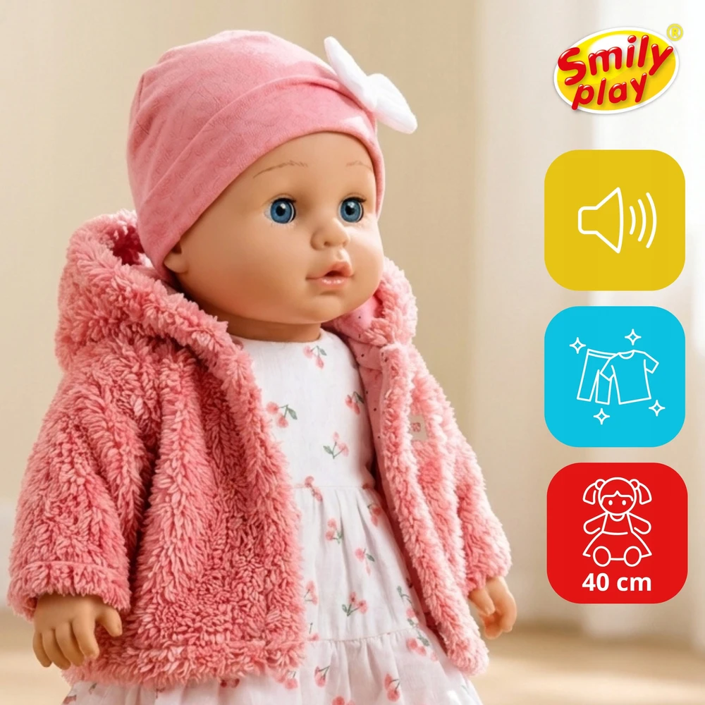 Interaktyvi lėlė Smily Play, 40 cm