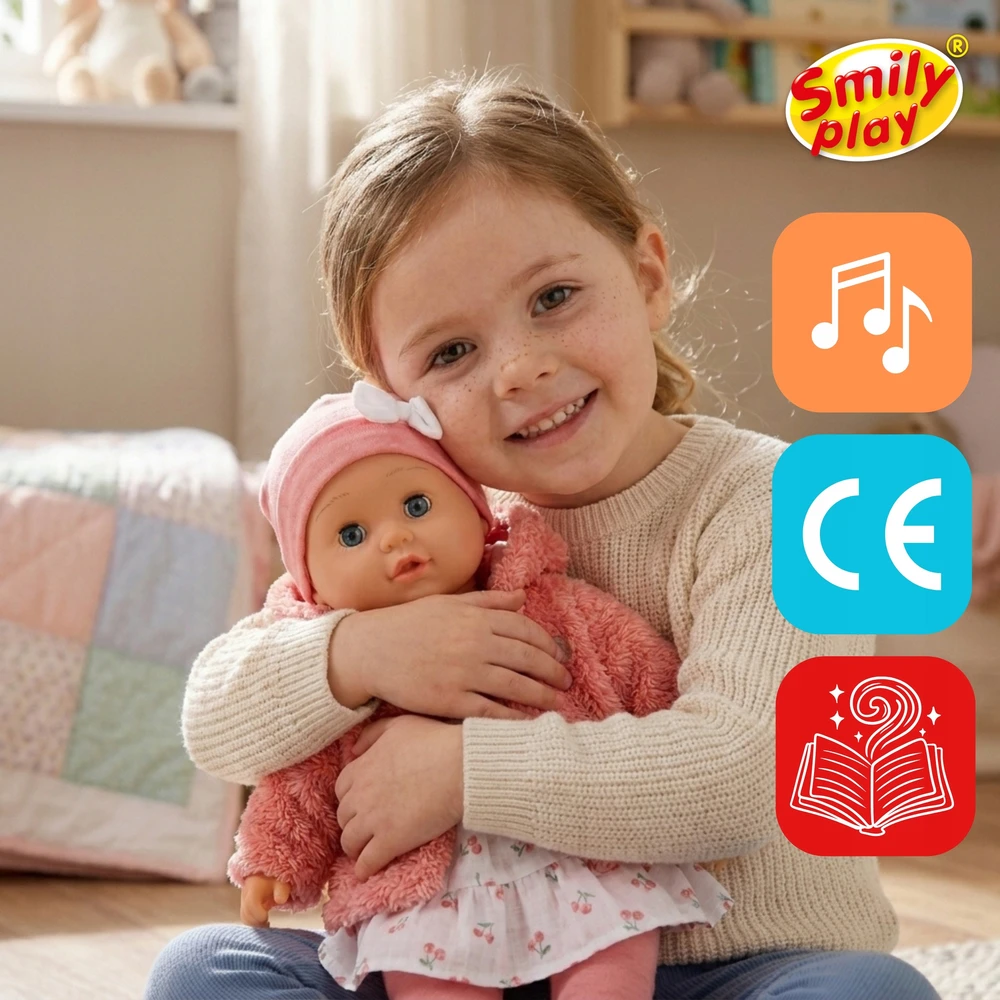 Interaktyvi lėlė Smily Play, 40 cm