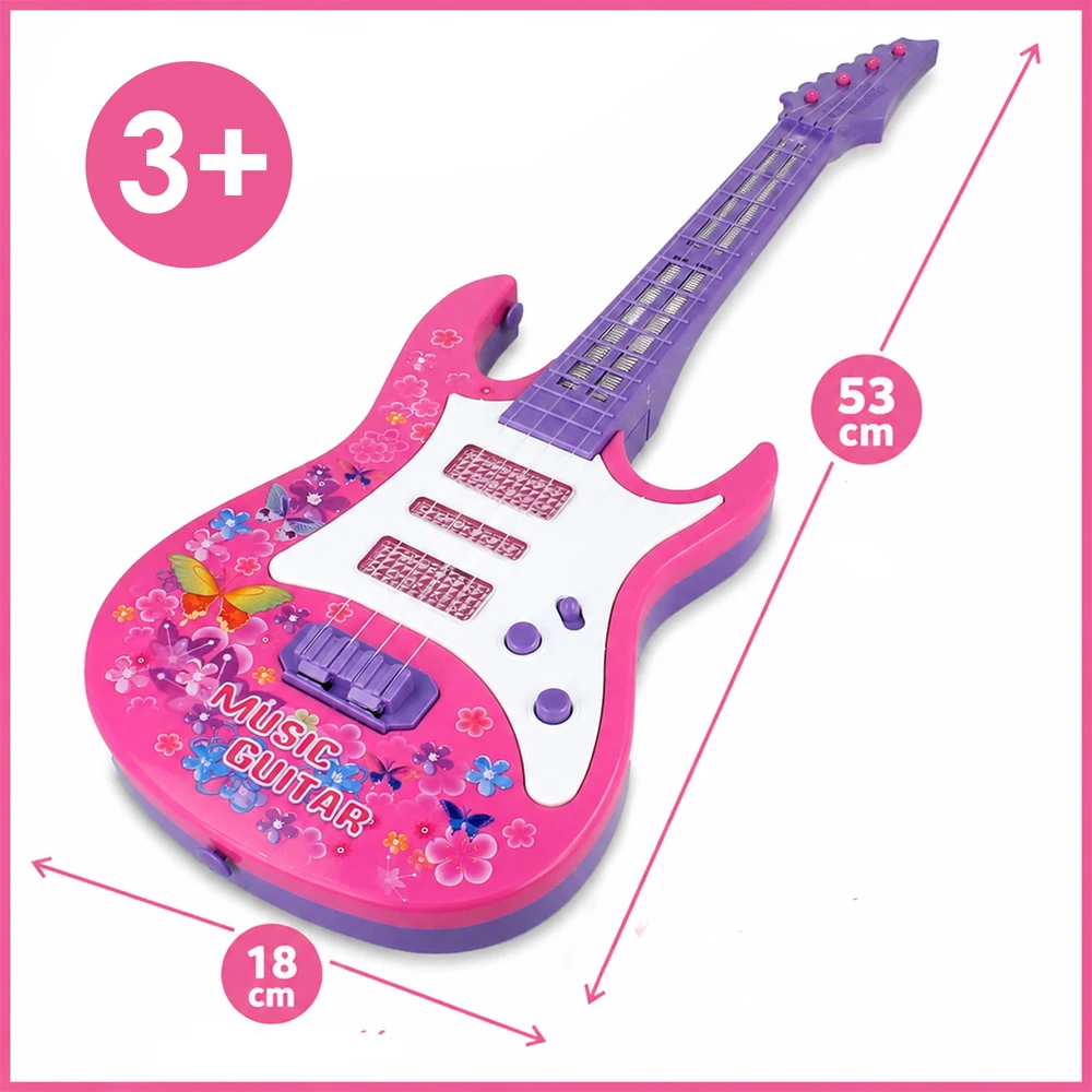 Interaktyvi žaislinė gitara Stator, 53 cm