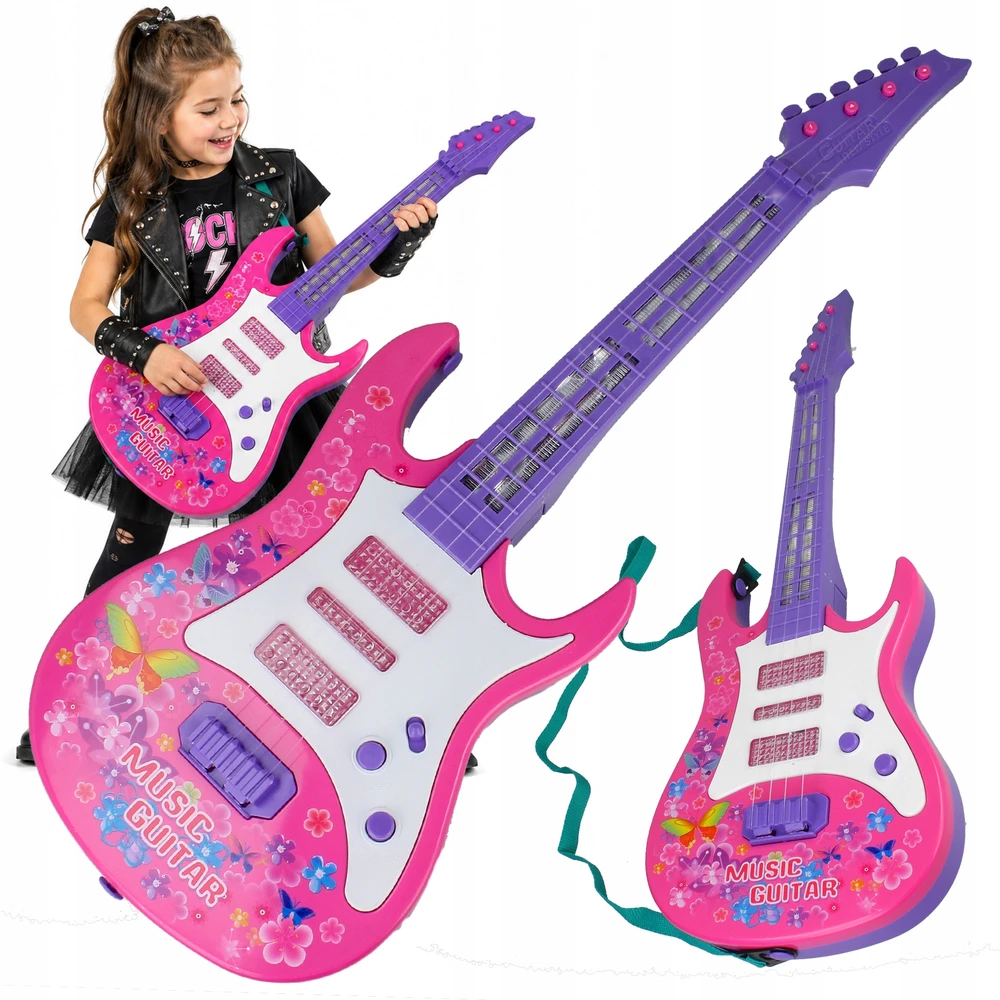 Interaktyvi žaislinė gitara Stator, 53 cm