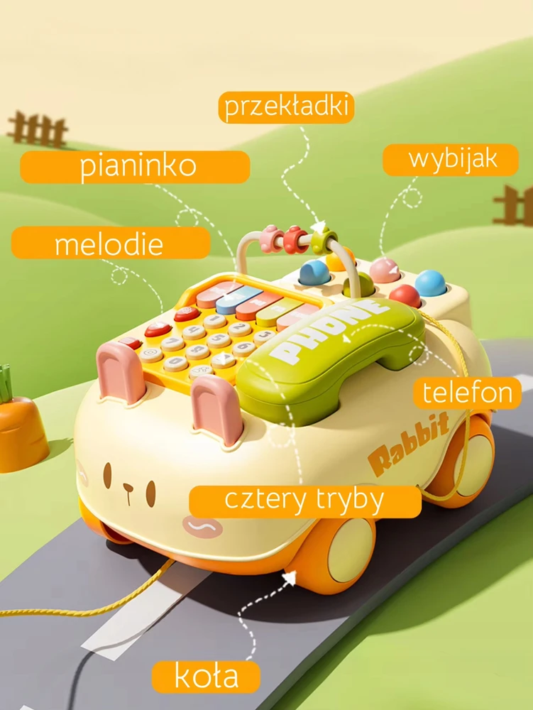 Interaktyvus muzikinis telefonas LandToys