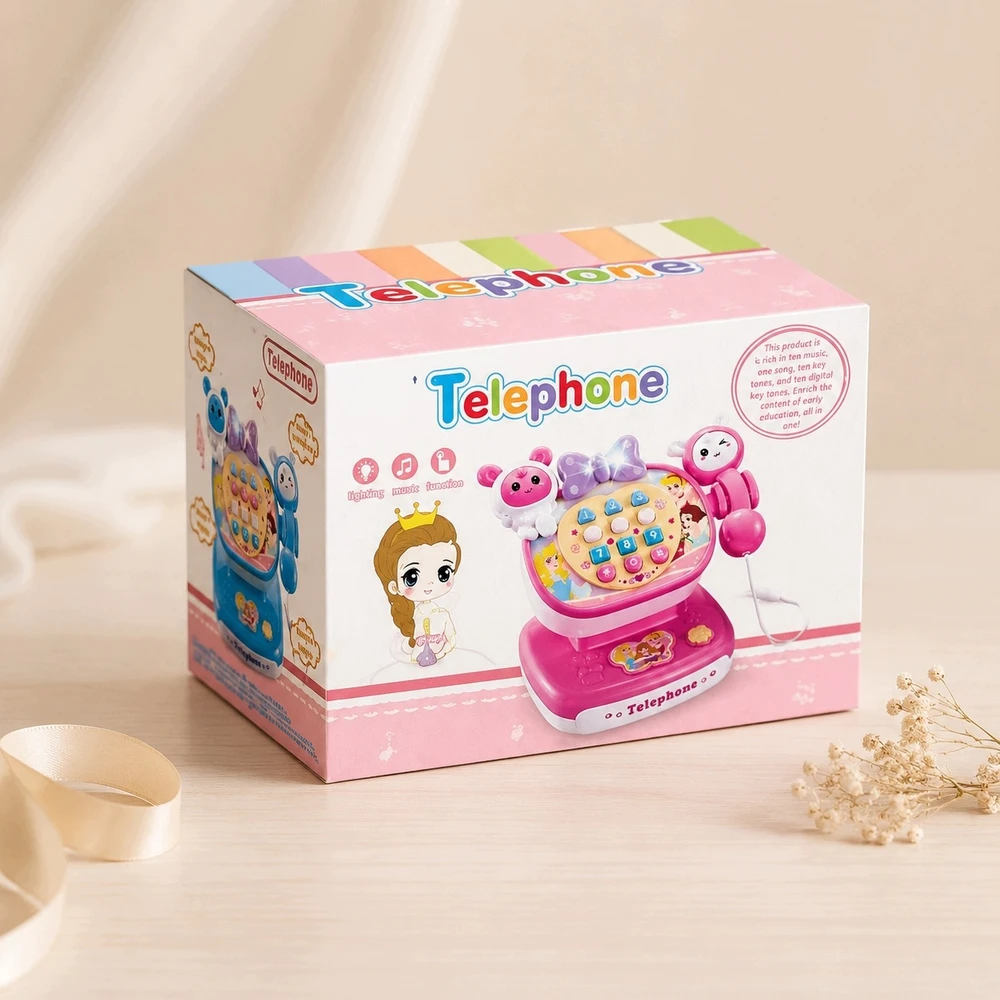 Interaktyvus žaislinis telefonas 7 Toys Kolorów