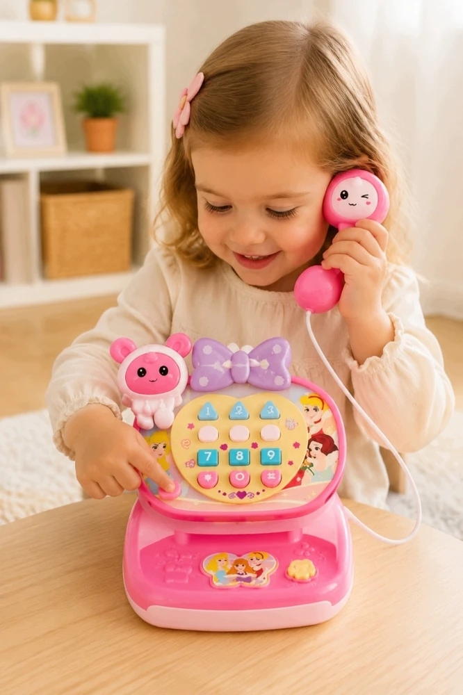Interaktyvus žaislinis telefonas 7 Toys Kolorów