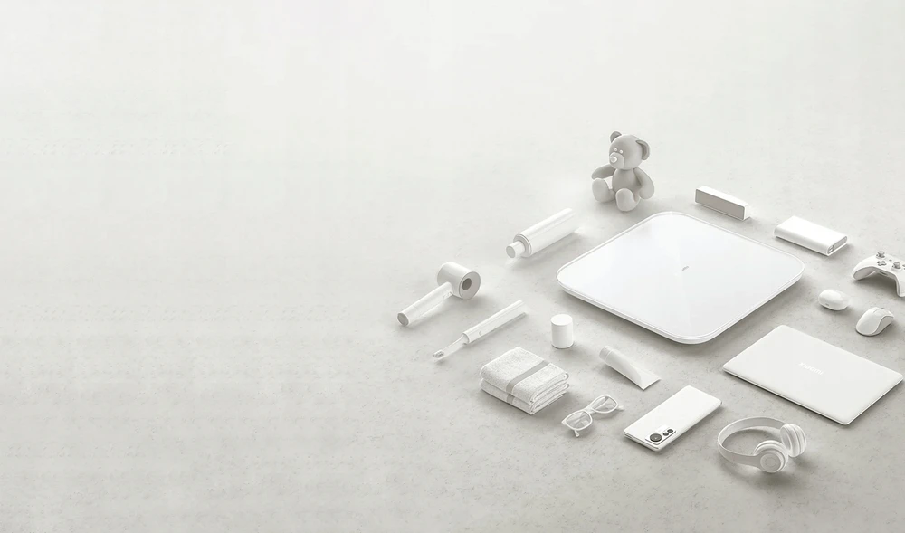 Išmaniosios analitinės svarstyklės Xiaomi Mi Smart Scale S200, baltos