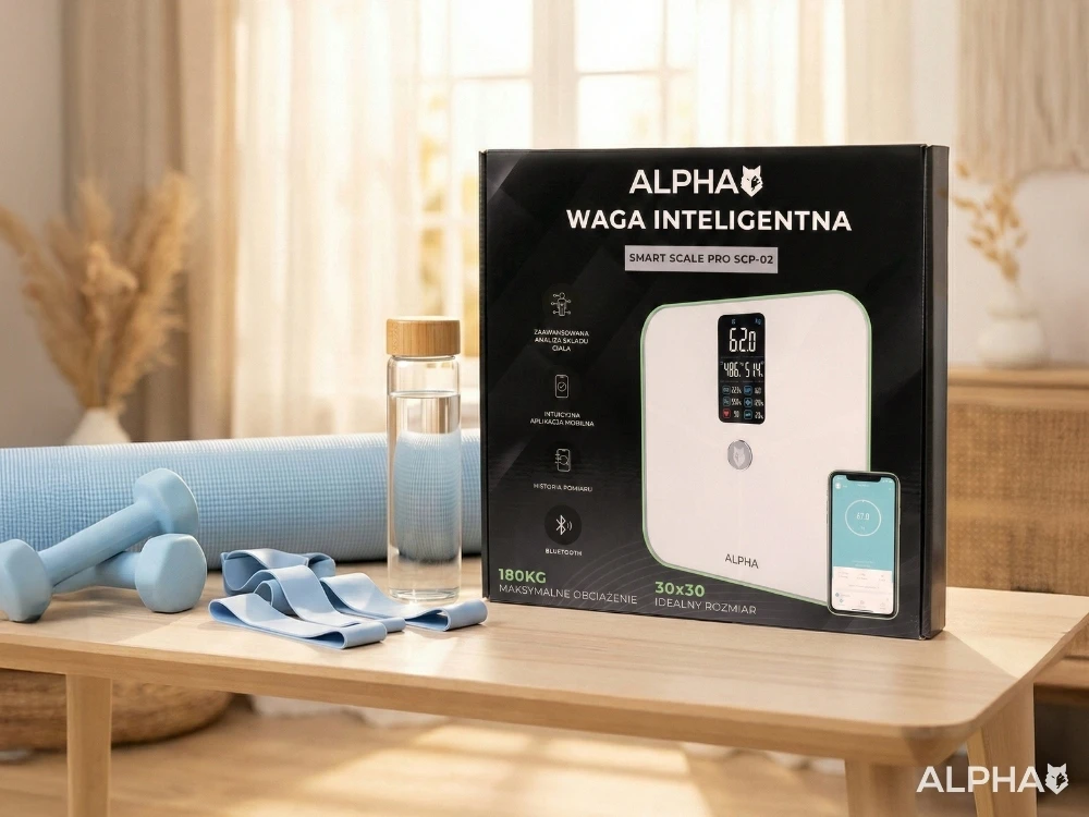 Išmaniosios elektroninės svarstyklės ALPHA, iki 180 kg
