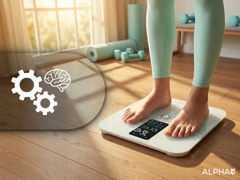 Išmaniosios elektroninės svarstyklės ALPHA, iki 180 kg