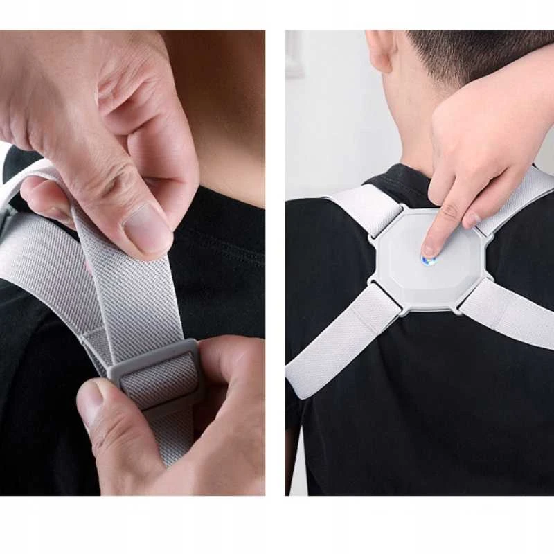 Išmanus laikysenos korektorius „Spider“ vaikams ir suaugusiems su USB