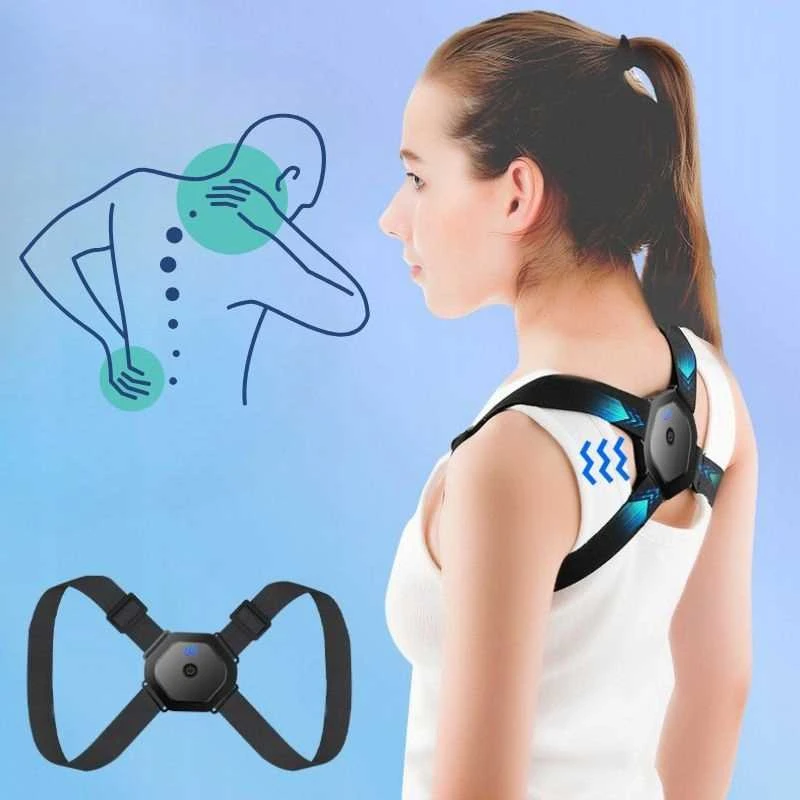Išmanus nugaros laikysenos korektorius „Spider“ su vibracija