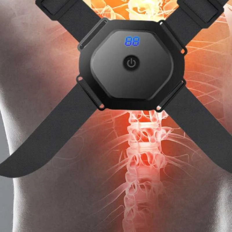Išmanus nugaros laikysenos korektorius „Spider“ su vibracija