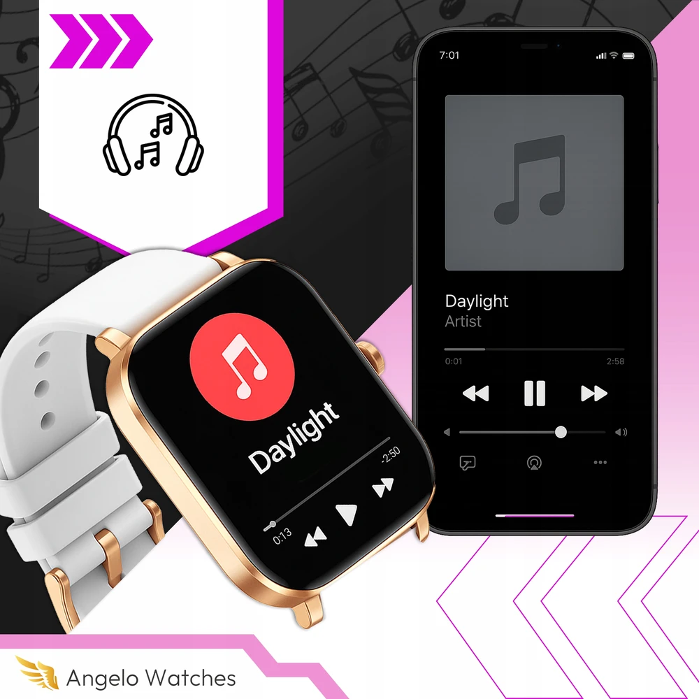 Išmanusis laikrodis Angelo Watches, 4 dirželiai