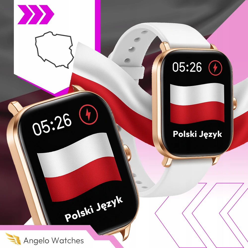Išmanusis laikrodis Angelo Watches, 4 dirželiai