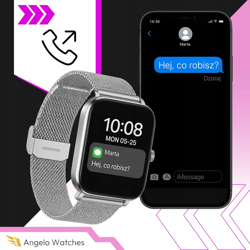 Išmanusis laikrodis Angelo Watches, 4 dirželiai