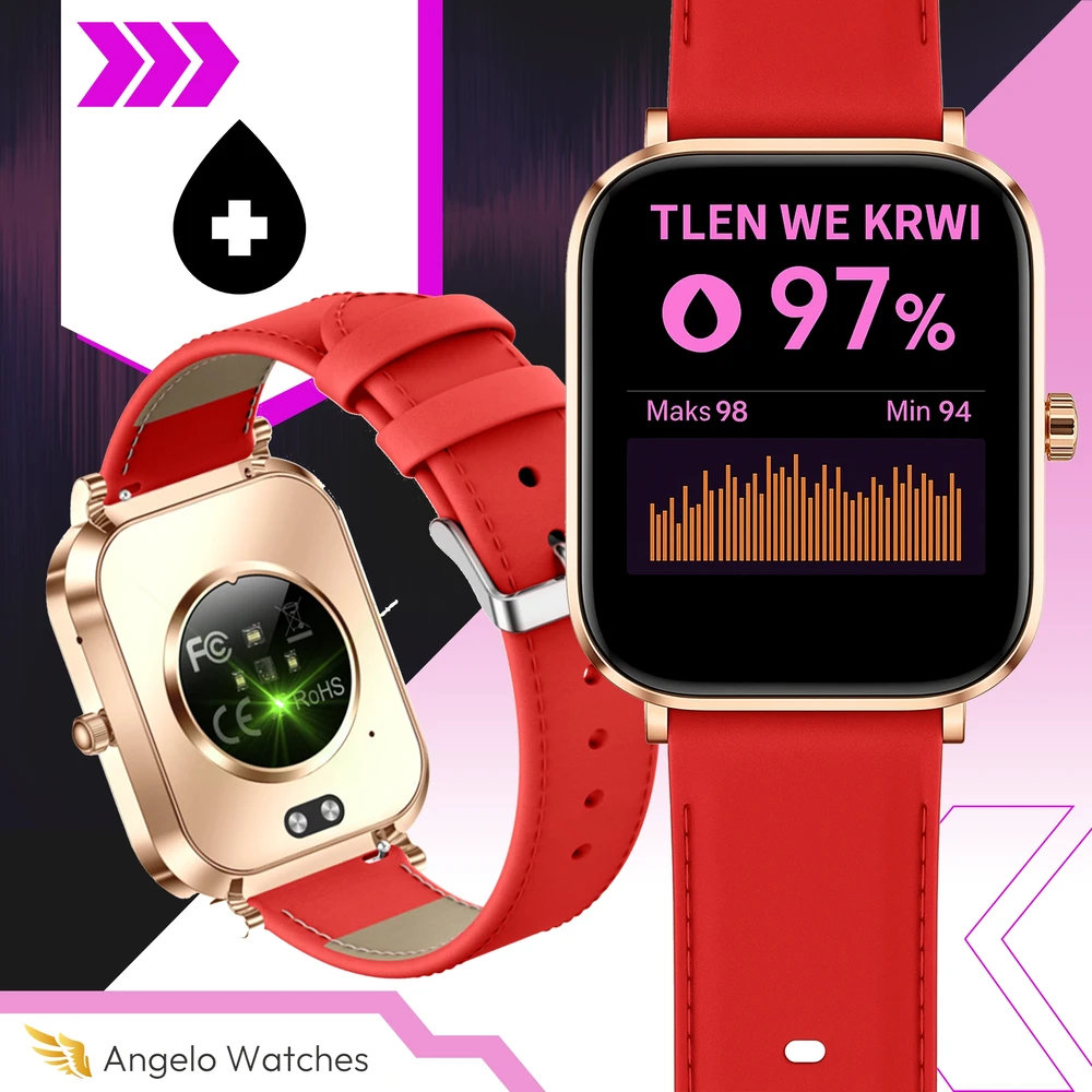Išmanusis laikrodis Angelo Watches, 4 dirželiai