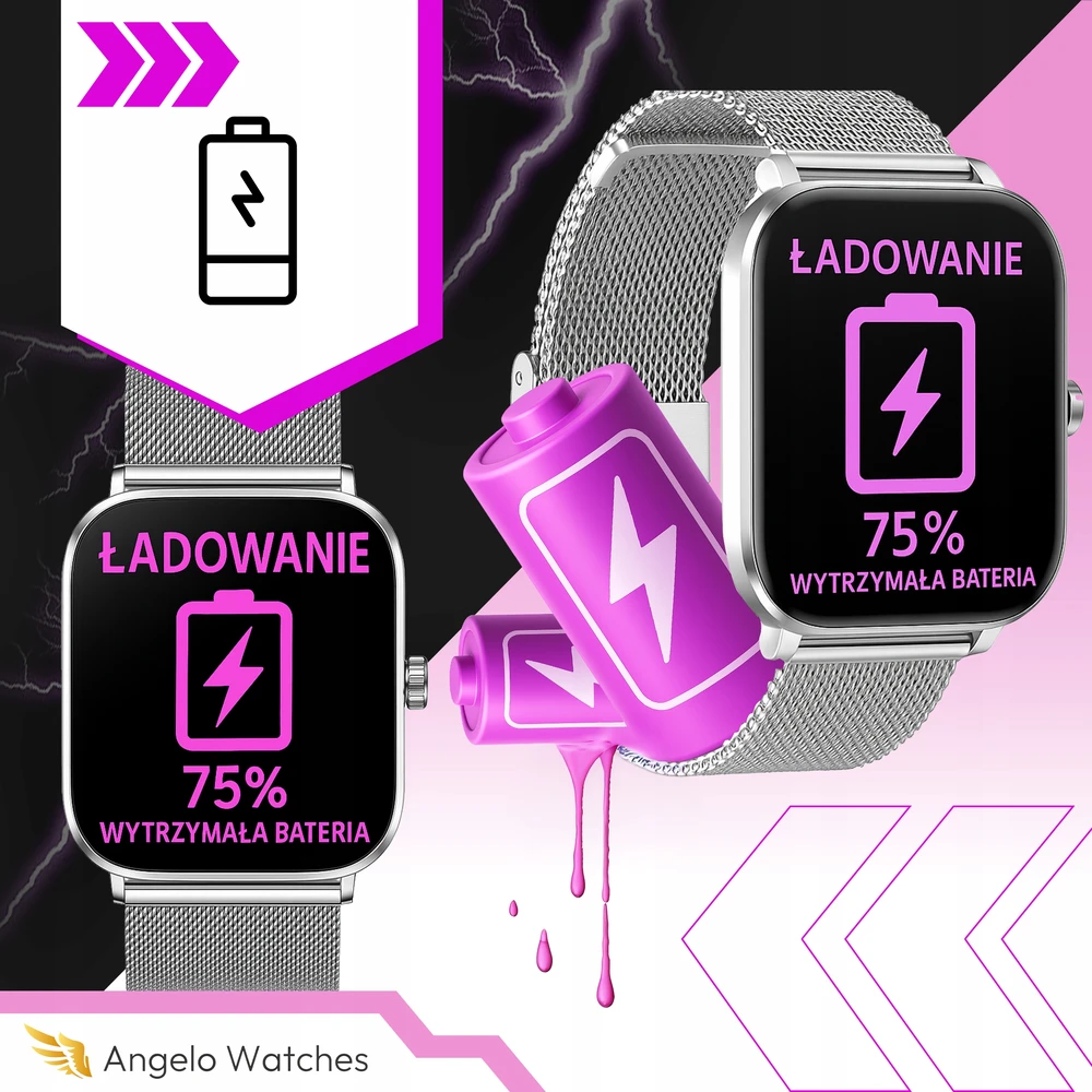 Išmanusis laikrodis Angelo Watches, 4 dirželiai
