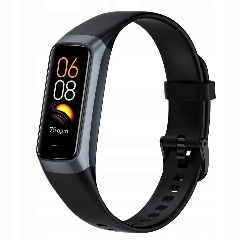 Išmanusis laikrodis Išmanioji apyrankė Angelo Watches C60, juoda
