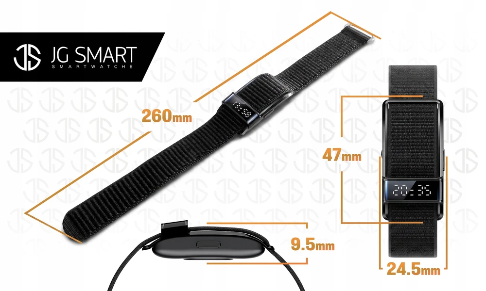 Išmanusis laikrodis Išmanioji apyrankė JG Smart