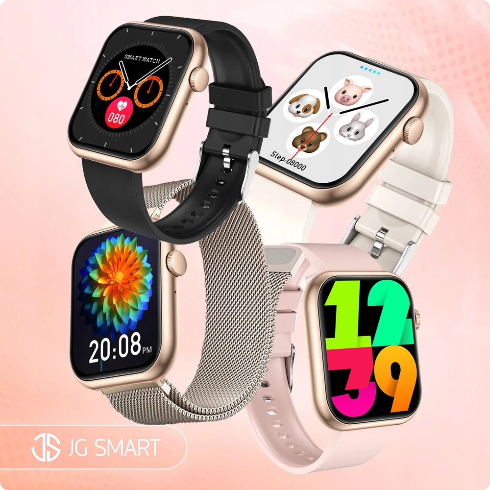 Išmanusis laikrodis JG Smart JGS-X7Pro, auksinis
