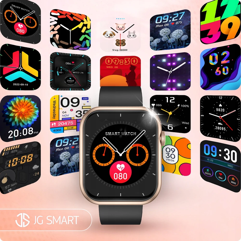 Išmanusis laikrodis JG Smart JGS-X7Pro, auksinis