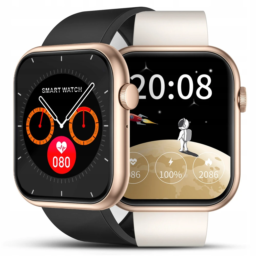Išmanusis laikrodis JG Smart JGS-X7Pro, auksinis