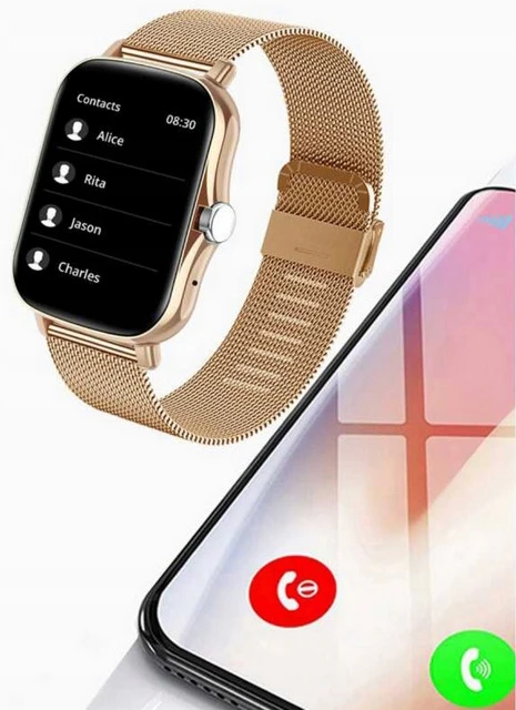 Išmanusis laikrodis Maxcom, auksinis