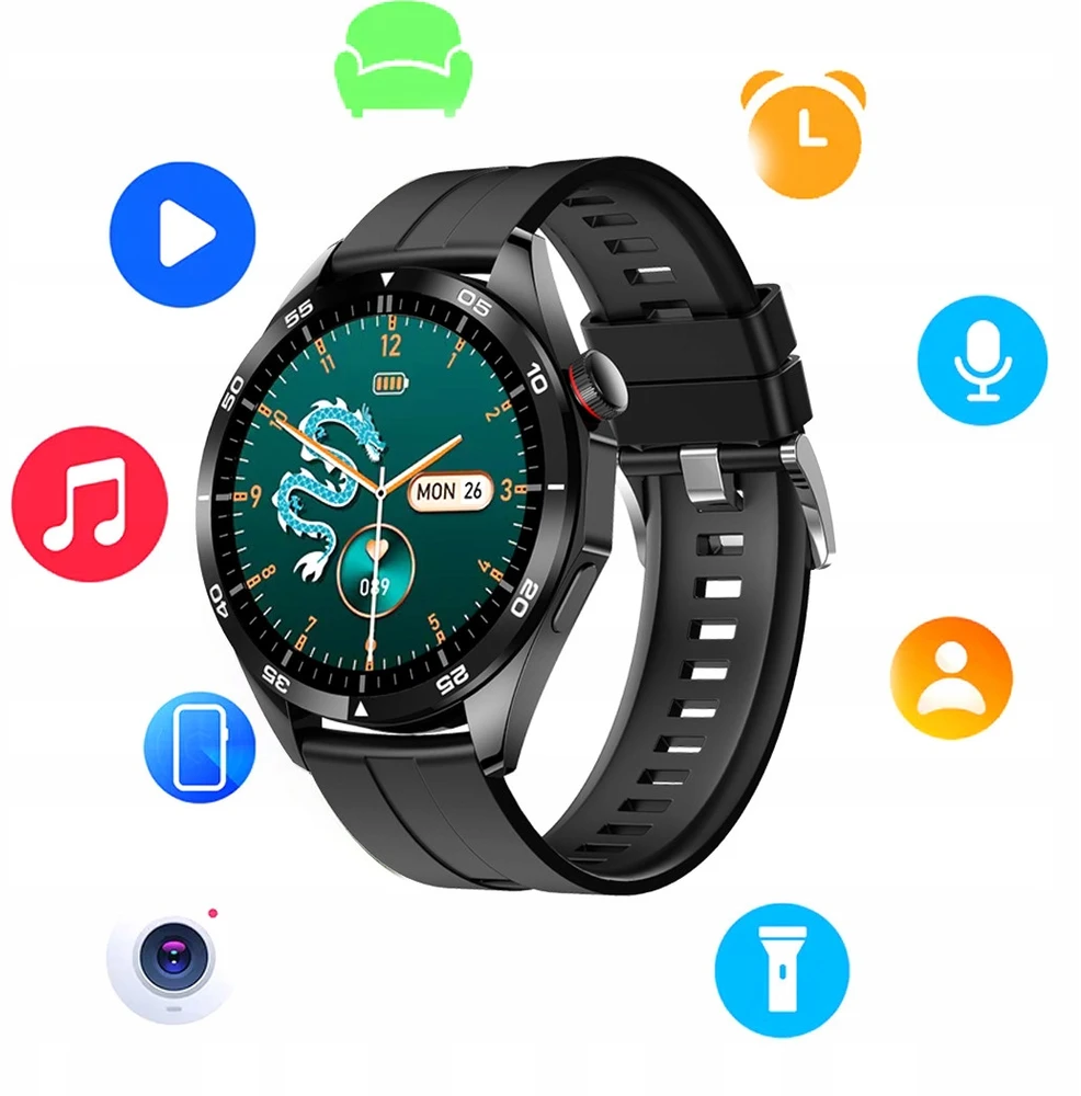 Išmanusis laikrodis Smart-Trend, juodas