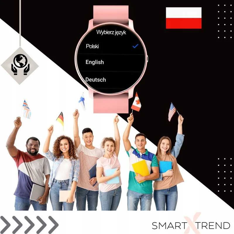 Išmanusis laikrodis su skambučių funkcija per Bluetooth – sportas, stilius ir ryšys viename.