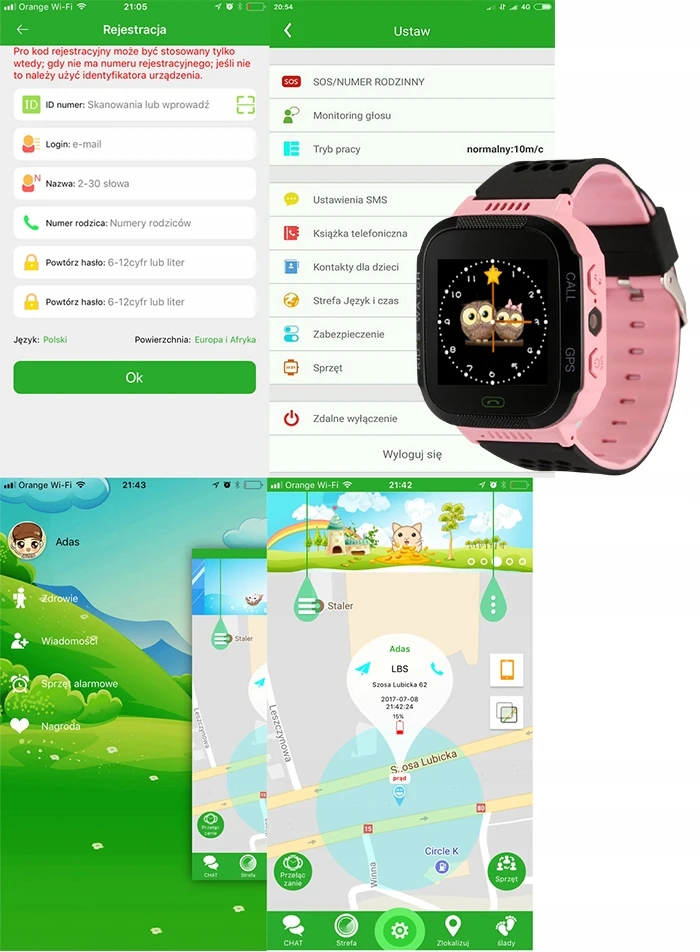 Išmanusis laikrodis Vaikiškas išmanusis GPS laikrodis Q528