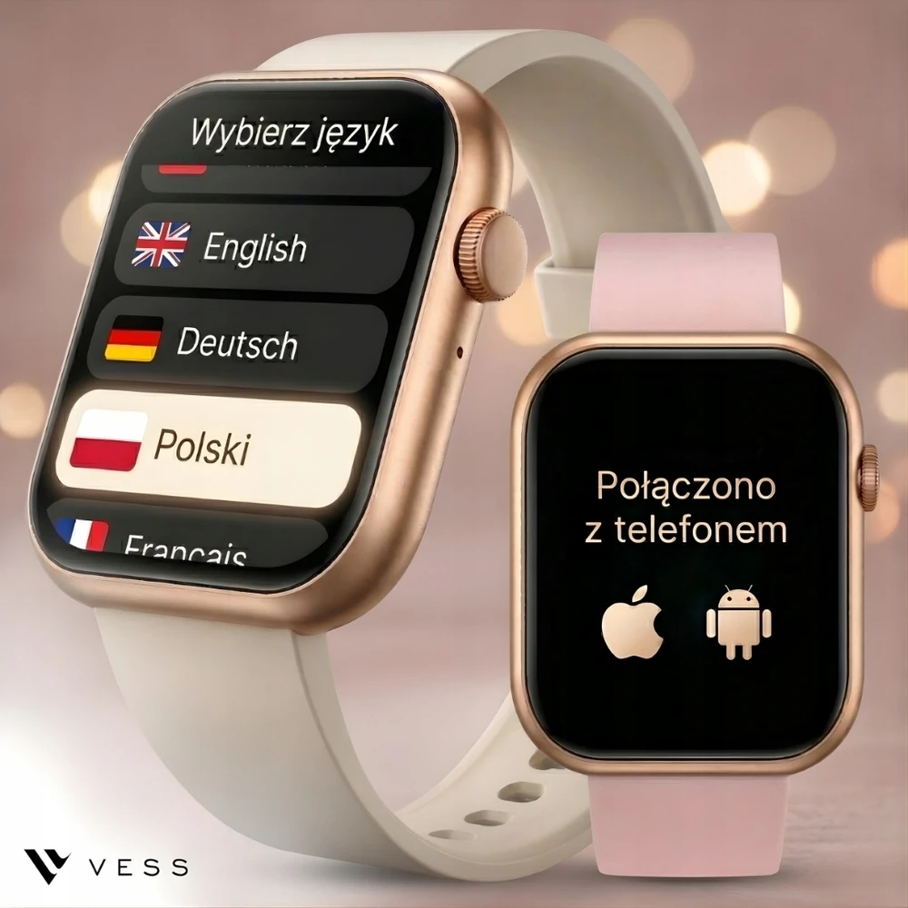 Išmanusis laikrodis Vess, auksinis