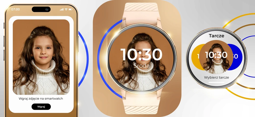 Išmanusis laikrodis WonderWatch, 4 dirželiai