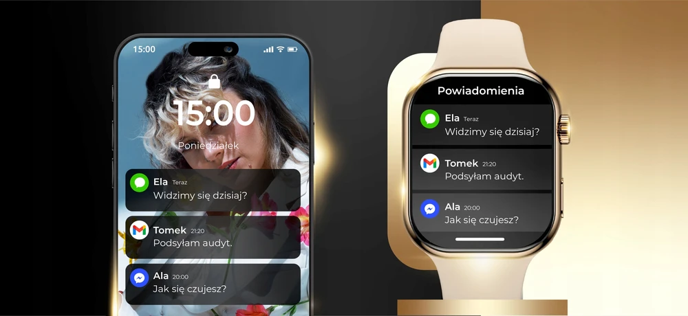 Išmanusis laikrodis WonderWatch, 4 dirželiai