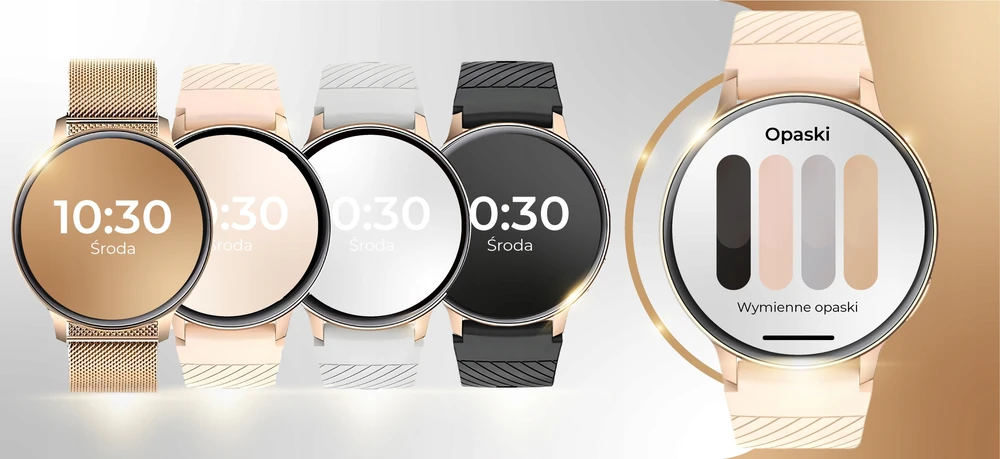 Išmanusis laikrodis WonderWatch, 4 dirželiai