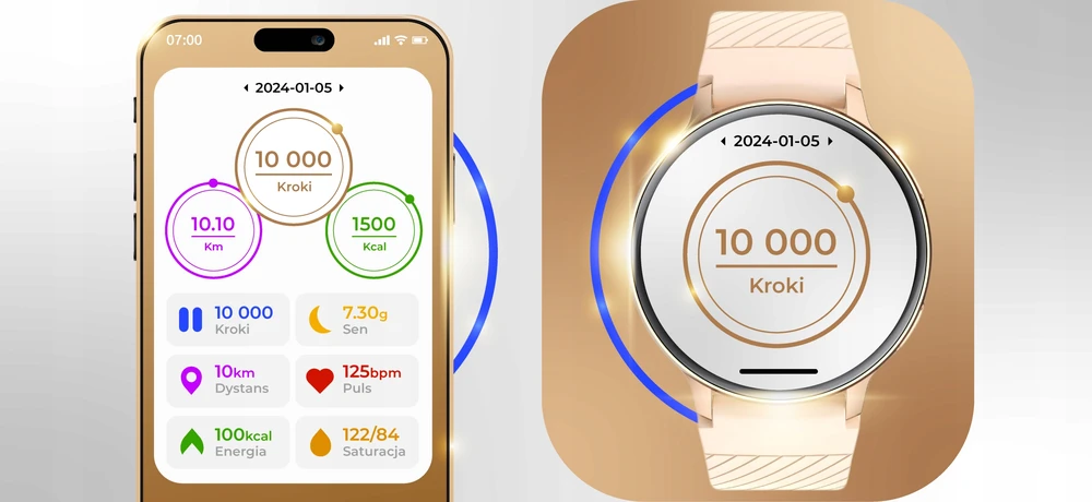 Išmanusis laikrodis WonderWatch, 4 dirželiai
