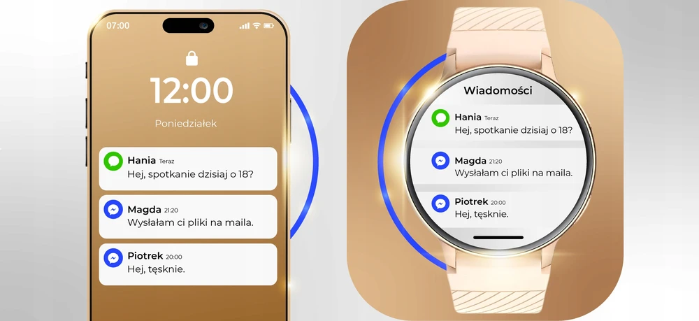 Išmanusis laikrodis WonderWatch, 4 dirželiai