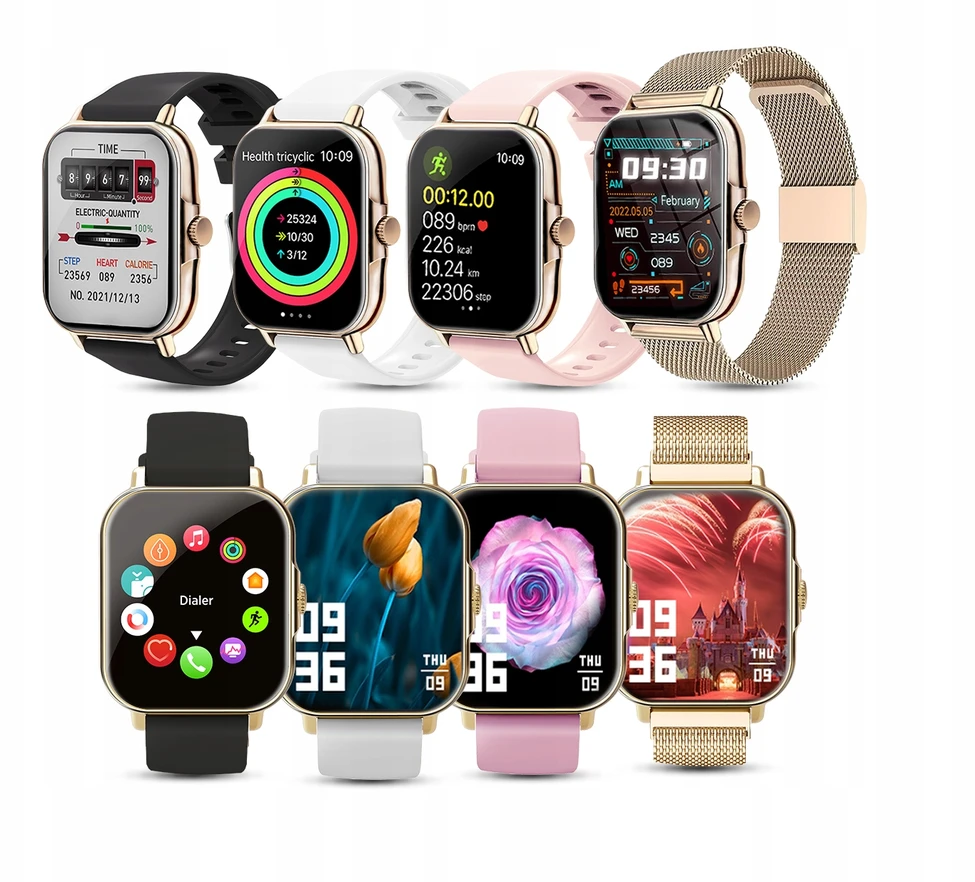 Išmanusis laikrodis WonderWatch, 4 dirželiai