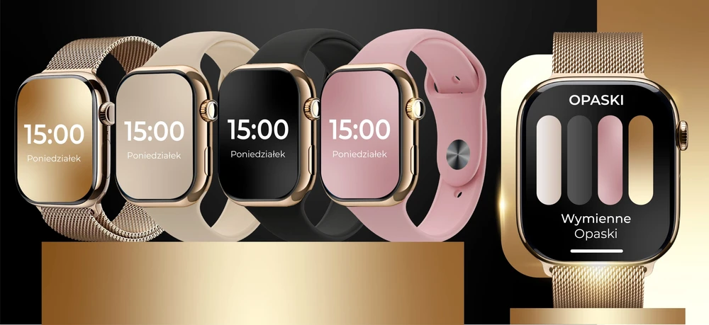 Išmanusis laikrodis WonderWatch, 4 dirželiai