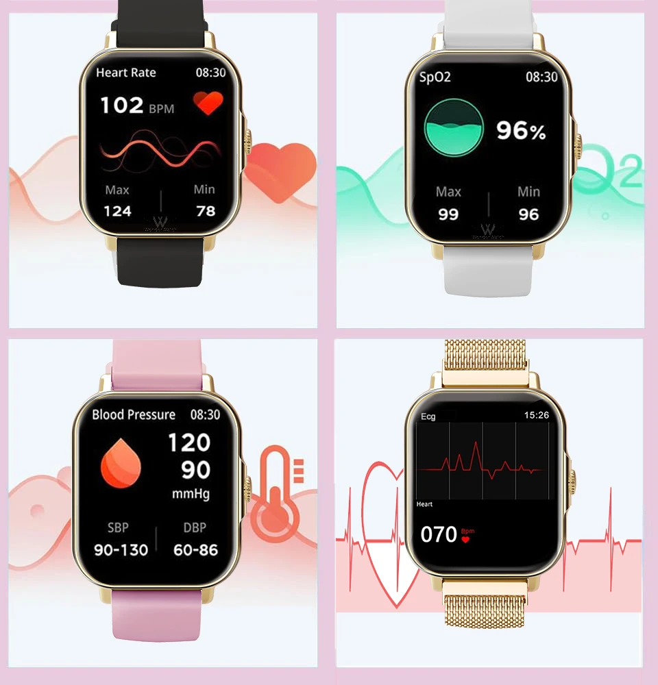 Išmanusis laikrodis WonderWatch, 4 dirželiai