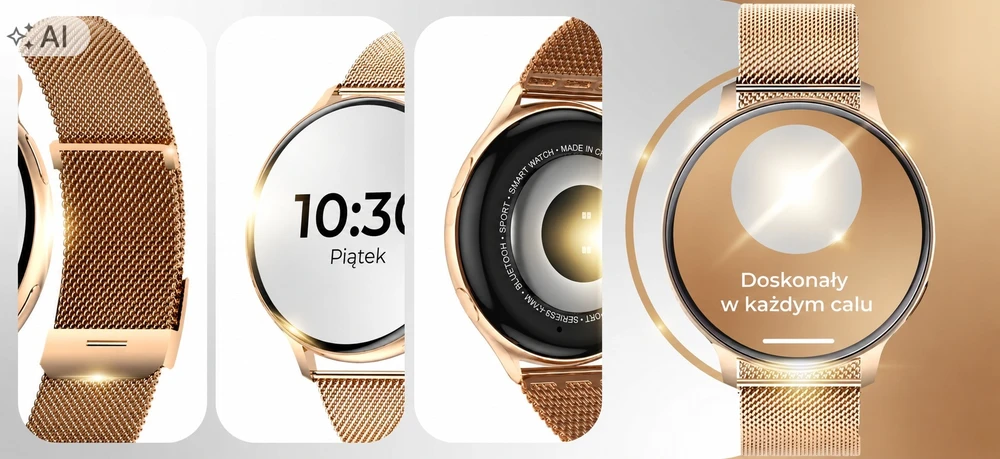 Išmanusis laikrodis WonderWatch, 4 dirželiai