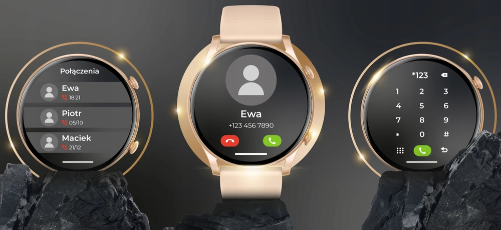 Išmanusis laikrodis WonderWatch, 4 keičiami dirželiai