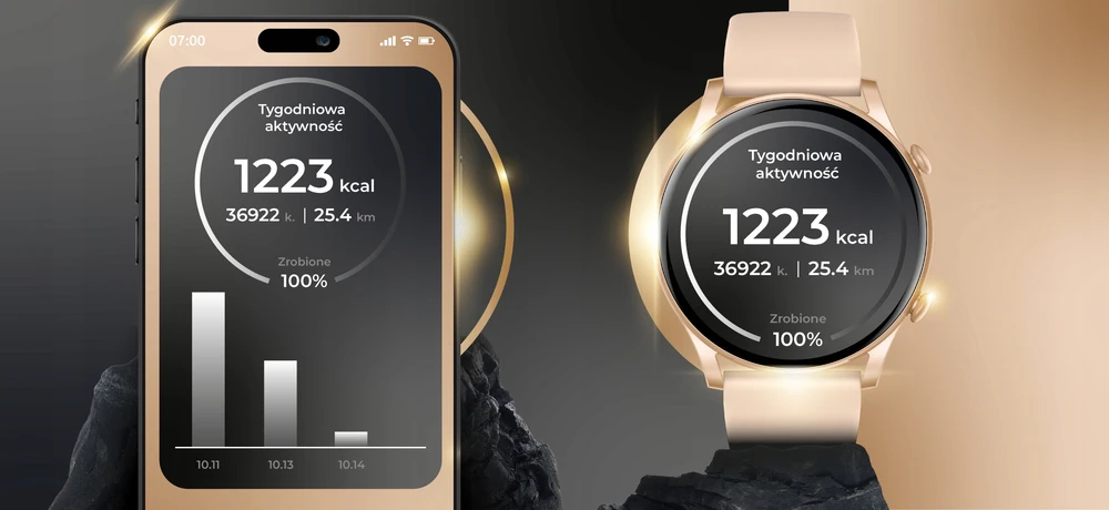 Išmanusis laikrodis WonderWatch, 4 keičiami dirželiai