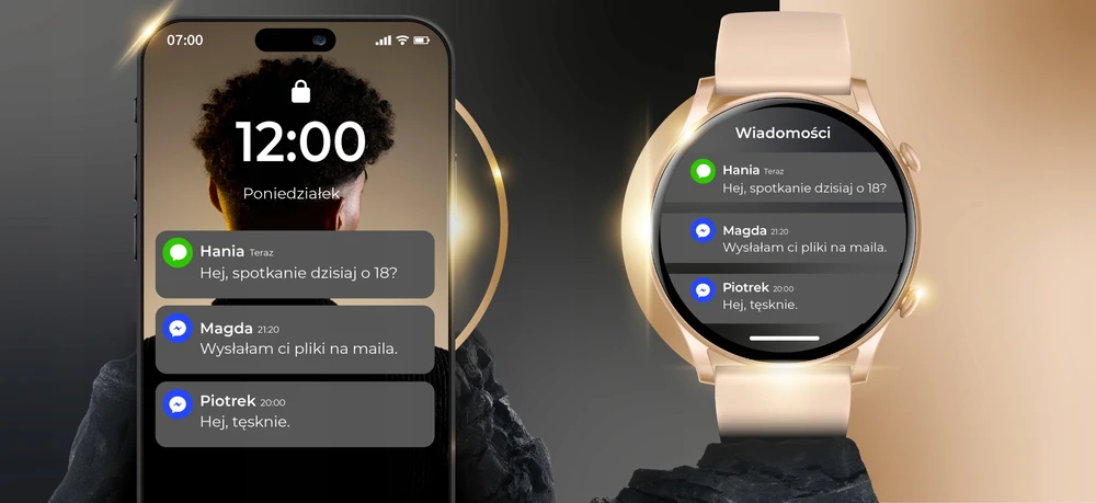 Išmanusis laikrodis WonderWatch, 4 keičiami dirželiai