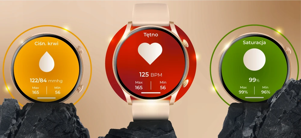 Išmanusis laikrodis WonderWatch, 4 keičiami dirželiai